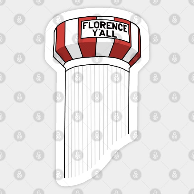 Florence Y'all Northern Kentucky Water Tower Cartoon Sticker by sparkling-in-silence